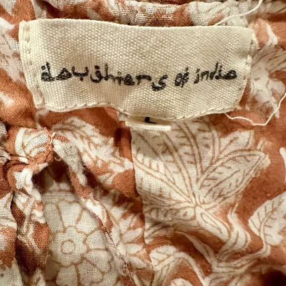 Daughters of India Kyra dress, caramel - Picture 2 of 6